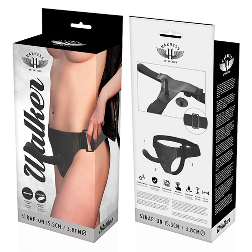 HARNESS ATTRACTION - RNES SILICONA WALKER G-SPOT 15.5  X 3.8CM