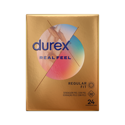 DUREX - REAL FEEL 24 UNIDADES