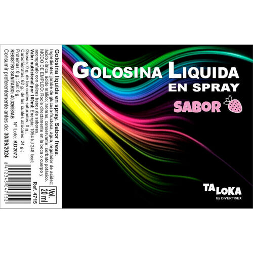 TALOKA - SPRAY GOLOSINA LQUIDA FRESA