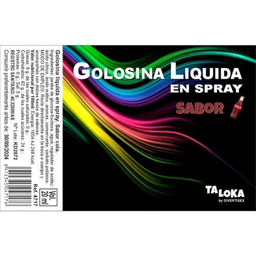TALOKA - SPRAY GOLOSINA LQUIDA COLA