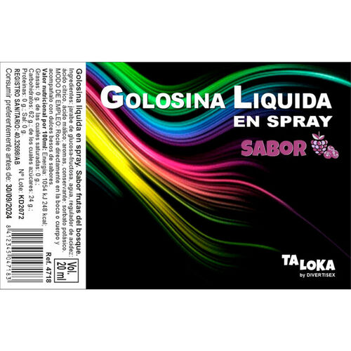 TALOKA - SPRAY GOLOSINA LQUIDA FRUTAS DEL BOSQUE